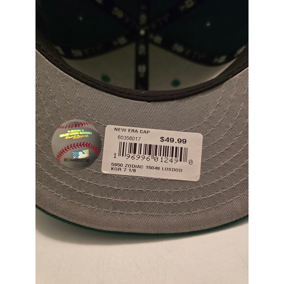 Los Angeles Dodgers Zodiac New Era 59Fifty fitted cap hat 71/8 NWT - Picture 6 of 7